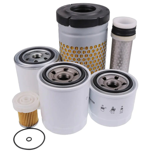Filter Kit 16271-32090 67955-37710 66021-36060 6A320-59930 6A100-82630 32721-58242 for Kubota Engine V1505 Tractor B3030HSD B3030HSDC B3030HST from MyMROmarts