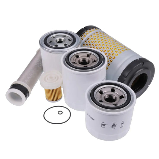 Filter Kit 16271-32090 67955-37710 66021-36060 6A320-59930 6A100-82630 32721-58242 for Kubota Engine V1505 Tractor B3030HSD B3030HSDC B3030HST from MyMROmarts