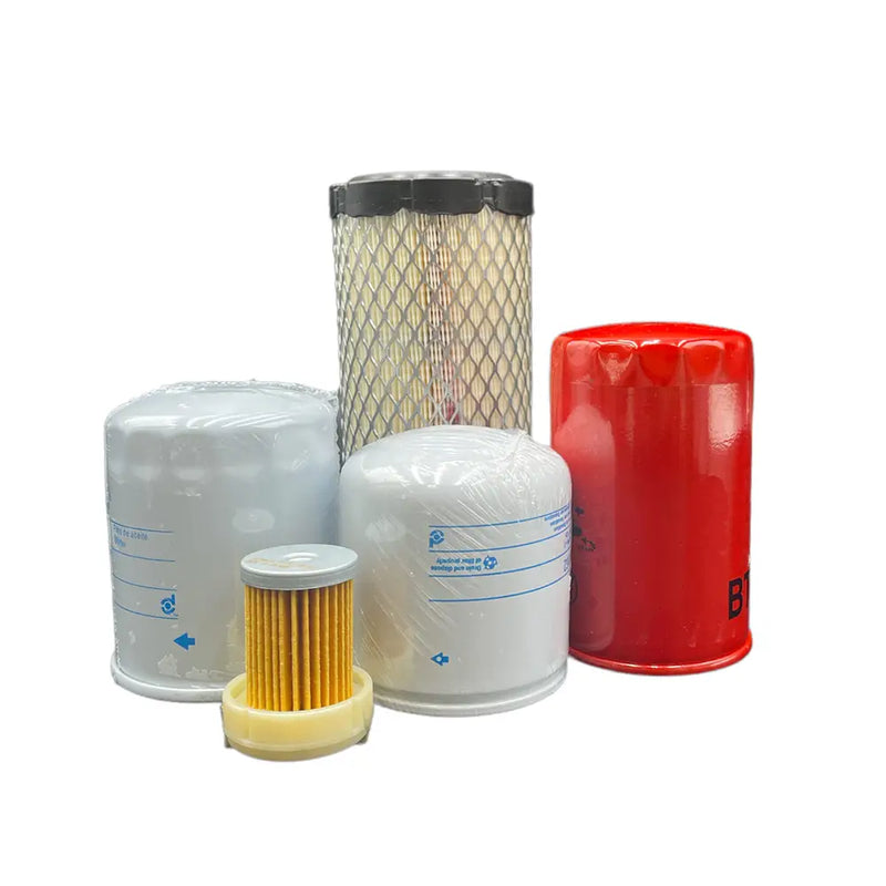Load image into Gallery viewer, Filter Kit HH150-32094 6A320-59930 6C060-99410 HH670-37710 HH660-36060 Compatible with Kubota B26 B7500 B7510 B7610 B2410 D (HST) - Engine Maintenance Parts > Filter Kits from MyMROmarts
