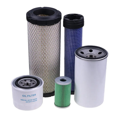 Filter Kit HH164-32430 HHTA0-37710 TA040-93220 TA040-93230 15521-43160 for Kubota Tractor L3010 L3130 L3410 L3430 HST from MyMROmarts