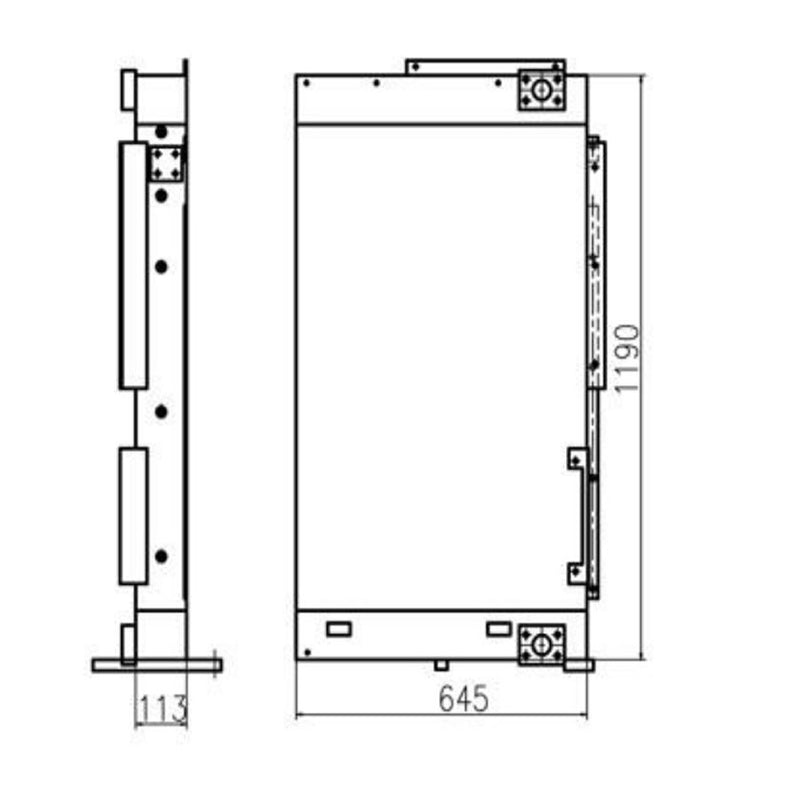 Cargue la imagen en el visor de la galería, Hydraulic Oil Cooler For Doosan Excavator DX345-9 DX350 DH370-9 - Engine Parts &gt; Cooling System &gt; Oil Cooler from MyMROmarts
