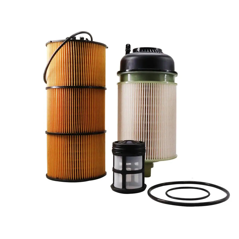 Load image into Gallery viewer, Fuel Filter PF9908 Oil Filter LF17511 Replace P551063 A4720900651 FK13834 L5104F P7505 P551005 A4731800909 LP5090 A4721800509 Compatible with ISX DD13 DD15 DD16 Detroit Diesel Engine - Engine Maintenance Parts > Filter Kits from MyMROmarts
