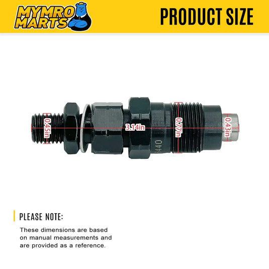 Fuel Injector 131406440 For New Holland 3 CYL Compact Tractor TC23DA TC25 TC25D TC26DA TC29 TC29D TC33 TC33D - Engine Parts > Fuel System > Fuel Injector from  My Store