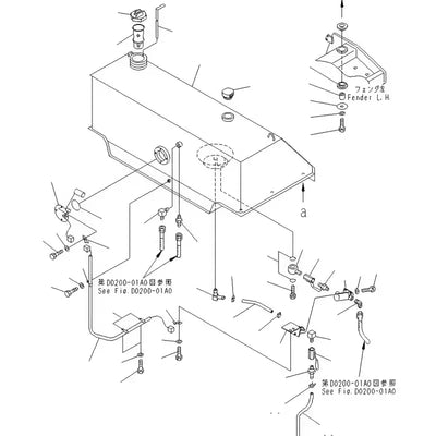 Fuel Level Sensor 7861-92-4940 for Komatsu Bulldozer D155A-3 D155A-5 D41A-6 D41E-6 Excavator PC228US-2 PC228USLC-2 from MyMROmarts
