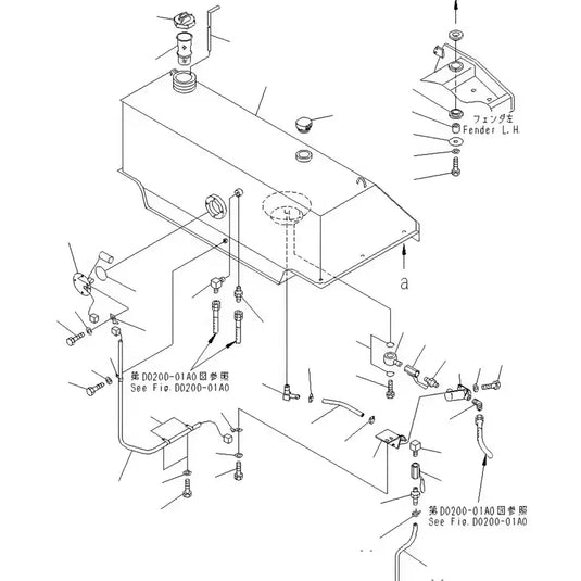 Fuel Level Sensor 7861-92-4940 for Komatsu Bulldozer D155A-3 D155A-5 D41A-6 D41E-6 Excavator PC228US-2 PC228USLC-2 from MyMROmarts