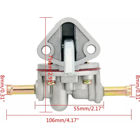 Fuel Pump 1G961-52030 for Kubota RTV900G RTV900G6 RTV900G9 RTV900R6 RTV900R9 RTV900T RTV900T6 RTV900T9 RTV900W RTV900W6 RTV900W9 Engine - Engine Parts > Fuel System > Fuel Pump from  My Store