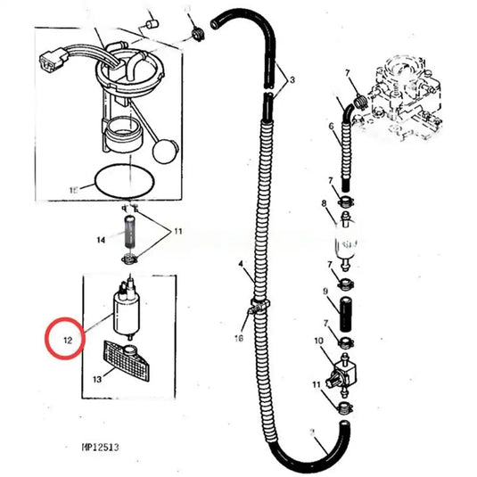 Fuel Pump AM115629 AM115073