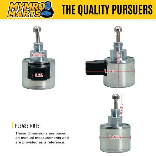 Fuel Shut-Off Solenoid 699728 for Briggs and Stratton Engine Toro Cub Cadet Tractor from MyMROmarts