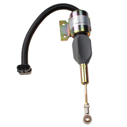 24V Fuel Shut Down Off Stop Solenoid Valve 6733-81-9130 for Komatsu Engine 4D102E 6D102E Wheel Loader WA270-3 WA250-3 WA120-3 WA180-3 from MyMROmarts