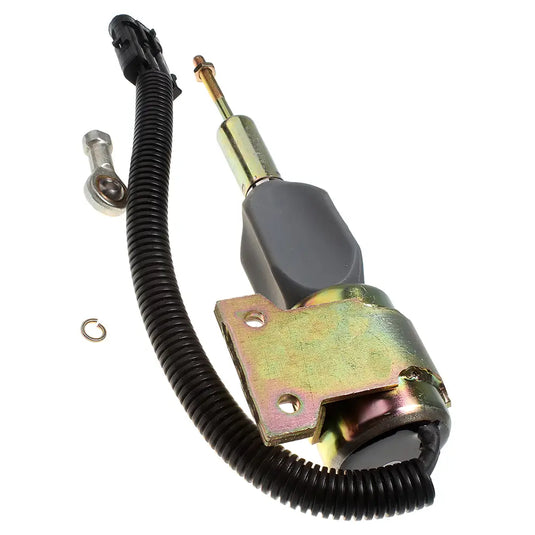 24V Fuel Shut Down Off Stop Solenoid Valve 6733-81-9130 for Komatsu Engine 4D102E 6D102E Wheel Loader WA270-3 WA250-3 WA120-3 WA180-3 from MyMROmarts