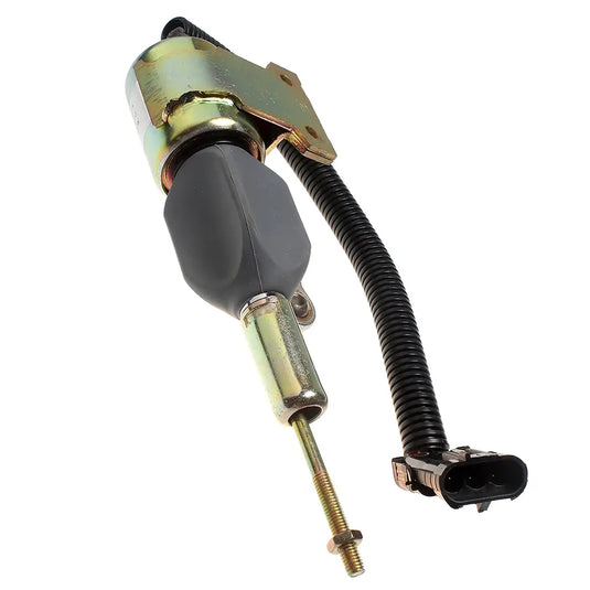 24V Fuel Shut Down Off Stop Solenoid Valve 6733-81-9130 for Komatsu Engine 4D102E 6D102E Wheel Loader WA270-3 WA250-3 WA120-3 WA180-3 from MyMROmarts
