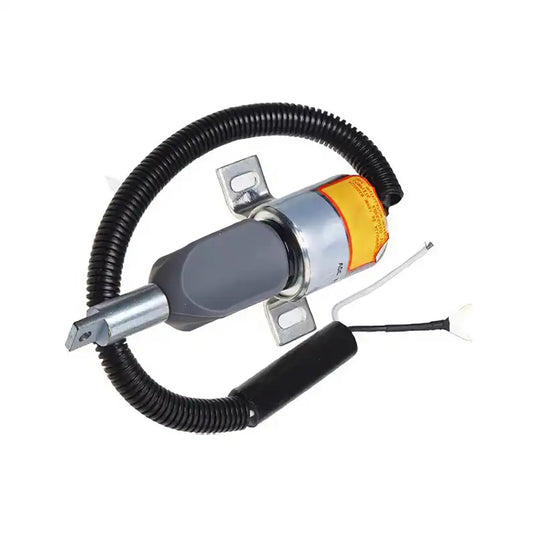 12V Fuel Shut Off Solenoid 185208 For Gehl CTL70 Mustang MTL20 Track Loader Isuzu Engine 4JG1-TPA from MyMROmarts