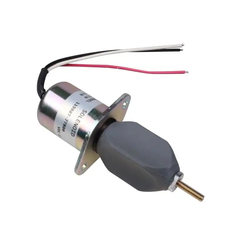 Load image into Gallery viewer, Fuel Shut Off Solenoid 425-36117 for Yanmar Engine 4TNE106 4TNE106T Gehl Skid Loader SL7600 SL7800 from MyMROmarts
