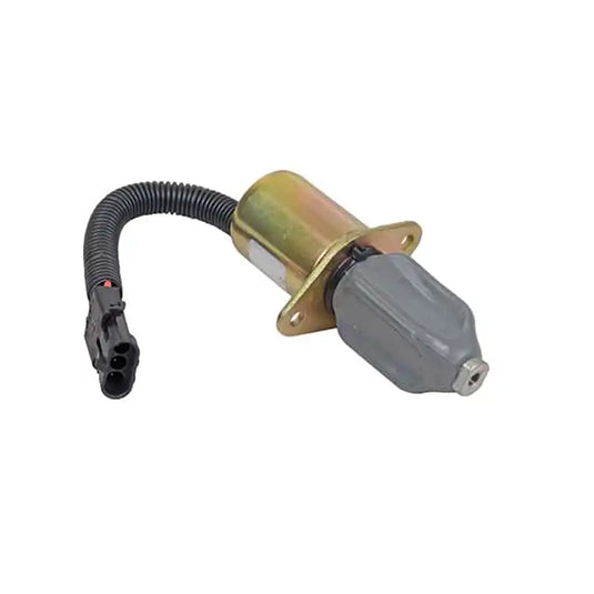 Fuel shut off solenoid 7023161 for JLG Lift Kubota D905 Engine 12V from MyMROmarts
