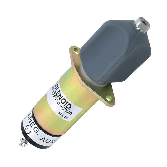12V Fuel Shutoff Solenoid 1502-12A7U1B1S2 129470-67320 for Yanmar Engine 4LH 6LY 4JH 4JHE 6LYA from MyMROmarts