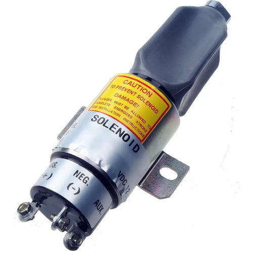 Fuel Shutoff Solenoid 1751-12E7U1B1S5A for Cummins Caterpillar CAT Excavator E70B E320 from MyMROmarts