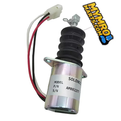 Fuel ShutOff Solenoid AM882277 12V For John Deere Compact Tractor 670 770 870 970 1070 from MyMROmarts