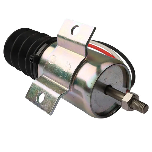 Fuel Shutoff Solenoid AT115077 for John Deere Excavator 690D 690DR Feller Buncher 693D from MyMROmarts