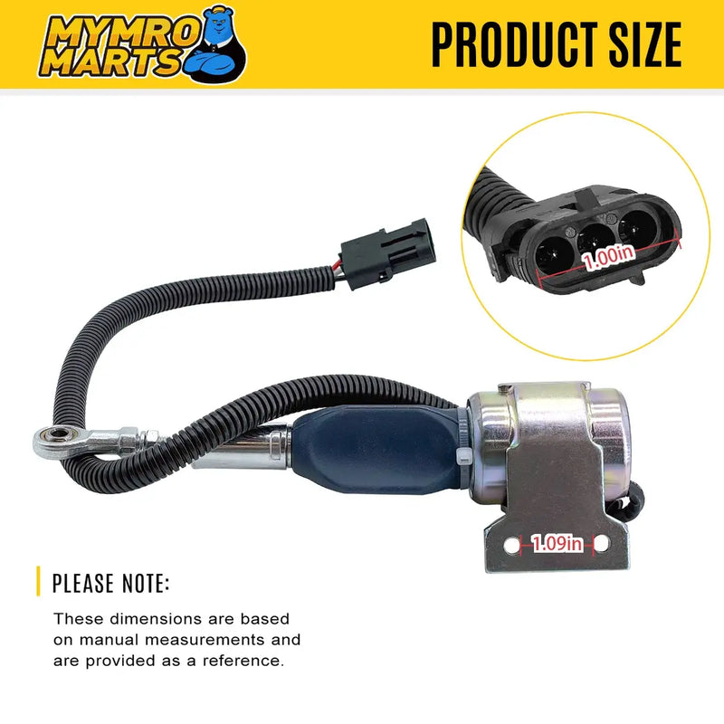 Load image into Gallery viewer, Fuel Shutoff Solenoid Valve 3935432 SA-4755-24 24V for Cummins 6BT 5.9L Engine from MyMROmarts
