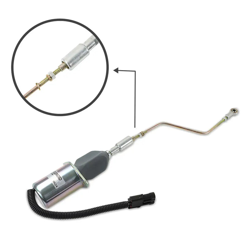 Load image into Gallery viewer, Fuel Shutoff Solenoid Valve 3935459 SA-4763-24 24V for Cummins 8.3L 5.9L Engine from MyMROmarts
