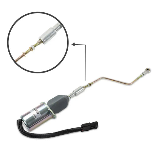 Fuel Shutoff Solenoid Valve 3935459 SA-4763-24 24V for Cummins 8.3L 5.9L Engine from MyMROmarts