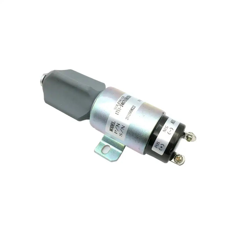Load image into Gallery viewer, Fuel Stop Solenoid 3864274 for Hyundai R140LC-7 R140LC-9S R140W-7 R140W-9S R200W-7 R210LC-7 R220LC-9S R250LC-7 R260LC-9S 24V Cummins S6K E200B E320 from MyMROmarts
