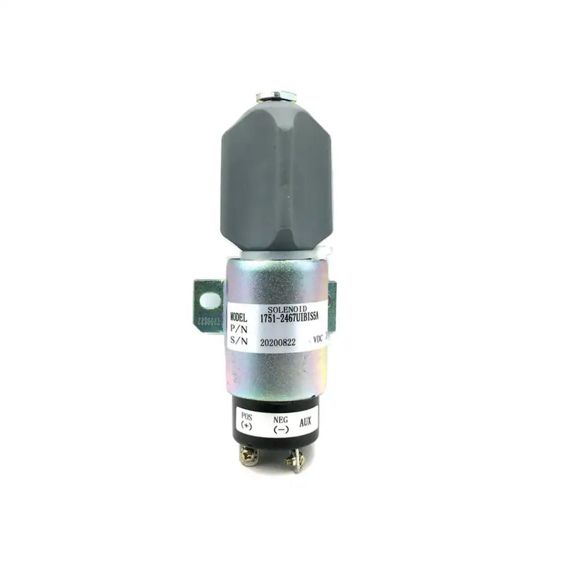 Load image into Gallery viewer, Fuel Stop Solenoid 3864274 for Hyundai R140LC-7 R140LC-9S R140W-7 R140W-9S R200W-7 R210LC-7 R220LC-9S R250LC-7 R260LC-9S 24V Cummins S6K E200B E320 from MyMROmarts
