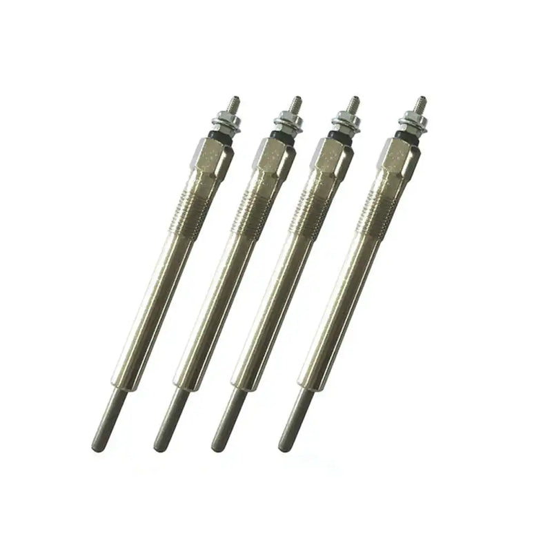 Load image into Gallery viewer, Glow Plug 4 Pcs For Komatsu Backhoe WB150WSC-2 WB93R-2 WB97R-2 WB98A-2 Yanmar 4TNE106T Komatsu 4D106T Engine from MyMROmarts
