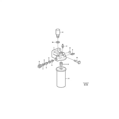 Hand Pump VOE20412750 VOE11716756 for Volvo Excavator EW230B EW200 EW145B EC650 EC460B EC450 EC390 from MyMROmarts