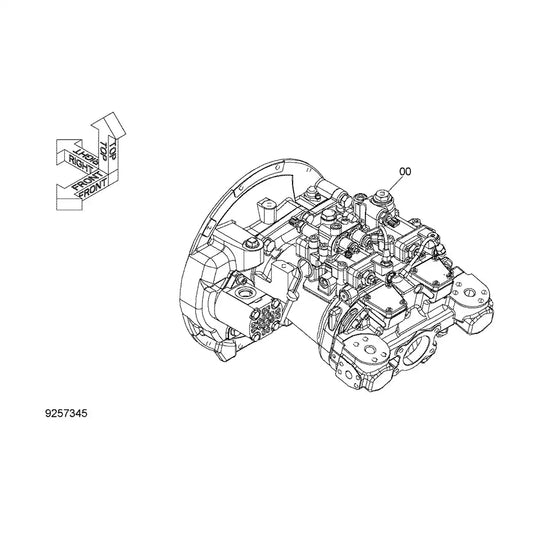 Hydraulic Pump Ass'y 9257346 For John Deere Excavator 270D LC - Hydraulic Parts > Hydraulic Pump from MyMROmarts
