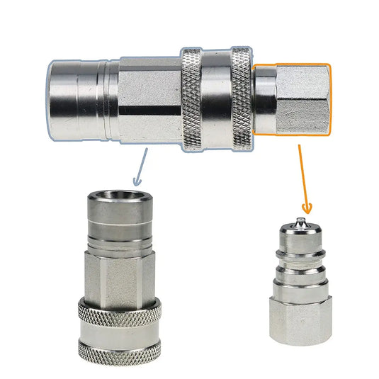 Hydraulic Coupler AM102487 AM102420 for John Deere 1420 1435 1445 1545 1565 2305 2320 2520 2720 3005 3025E 655 755 856 X950R 410 430 460 from MyMROmarts