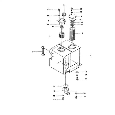Hydraulic Filter 31E3-4527 For Hyundai Excavator R160LC-3 from MyMROmarts