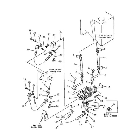 Hydraulic Gear Pump 705-55-34090 705-55-34110 For Komatsu Wheel Loader WA300-1 - Hydraulic Parts > Hydraulic Pump from MyMROmarts