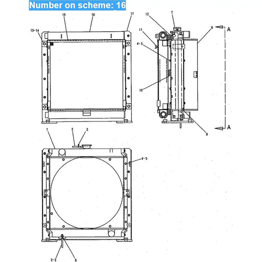 Hydraulic Oil Cooler 118-9949 For Caterpillar Excavator CAT 311B 312B Engine 3064 from MyMROmarts