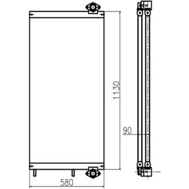 Load image into Gallery viewer, Hydraulic Oil Cooler 207-03-76320 For Komatsu Excavator PC300-8 PC350-8 - Engine Parts &gt; Cooling System &gt; Oil Cooler from MyMROmarts
