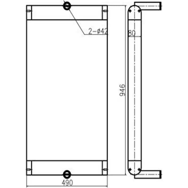 Cargue la imagen en el visor de la galería, Hydraulic Oil Cooler 281-3525 For Caterpillar Excavator CAT 315D L 319D L 319D LN Engine C4.2 from MyMROmarts
