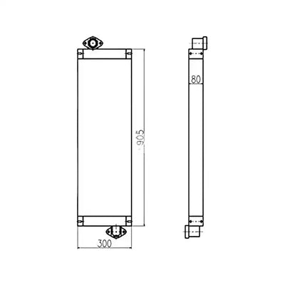 Hydraulic Oil Cooler For Kobelco Excavator SK150-8 from MyMROmarts
