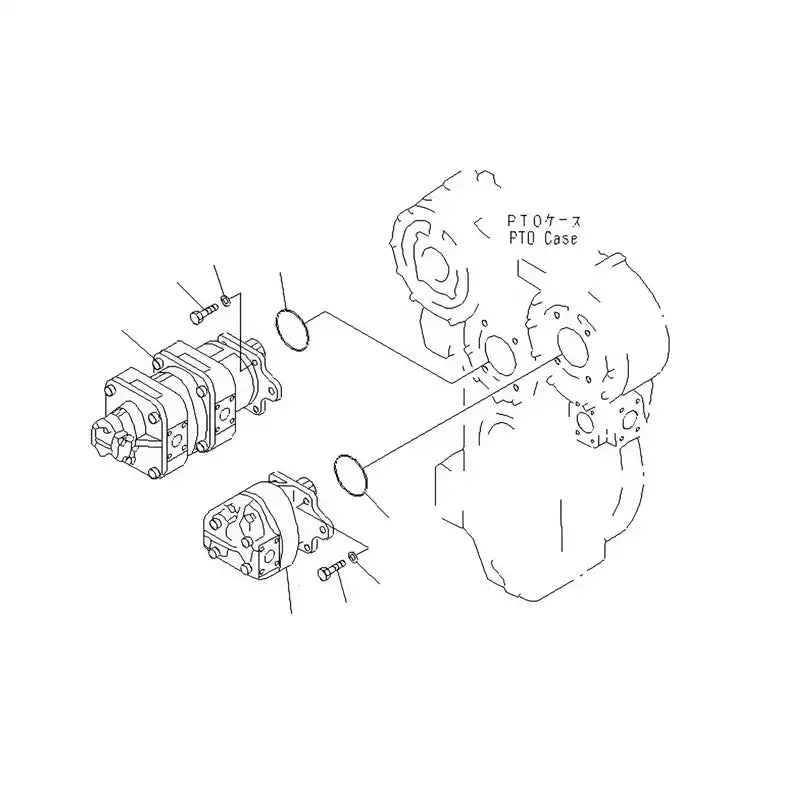 Load image into Gallery viewer, Hydraulic Pump 705-21-46020 For Komatsu Bulldozer D575A-3 D575A-2 - Hydraulic Parts > Hydraulic Pump from MyMROmarts
