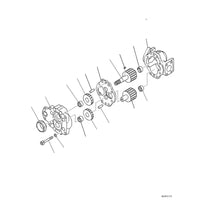 Hydraulic Scavenging Pump 704-72-44000 For Komatsu Bulldozer D475A-5 - Hydraulic Parts > Hydraulic Pump from MyMROmarts