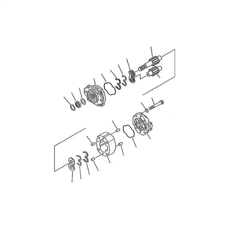 Load image into Gallery viewer, Hydraulic Work Pump Fan Motor ASSY 705-21-26180 For Komatsu Wheel Loader WA1200-3 WA800-3E0 WA900-3 WA900-3E0 WA900L-3 - Hydraulic Parts > Hydraulic Pump from MyMROmarts
