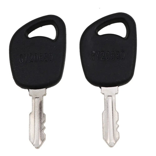 2 Pcs Ignition Key GY20680 LVA17264 for John Deere Tractor S240 X380 X300 L130 D130 D110 D105 D110 D120 LA100 LA105 LT150 LT155 from MyMROmarts