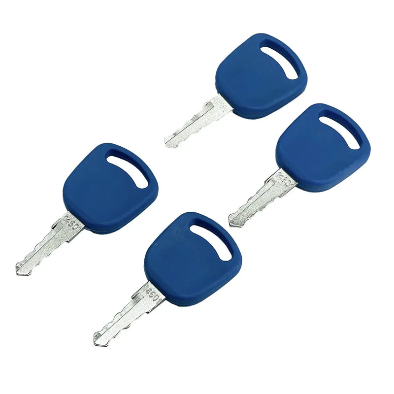 Load image into Gallery viewer, 4PCS Ignition Keys 14601 82030143 For New Holland Tractor TL80A TL90A TL100A T1804 T2104 T2304 T5040 T5050 T5060 from MyMROmarts
