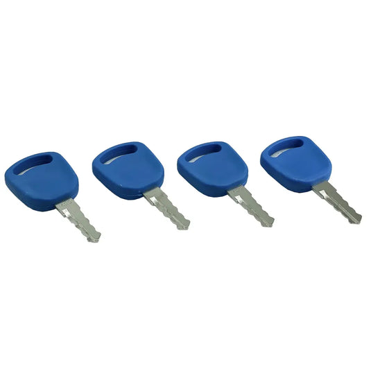 4PCS Ignition Keys 14601 82030143 For New Holland Tractor TL80A TL90A TL100A T1804 T2104 T2304 T5040 T5050 T5060 from MyMROmarts