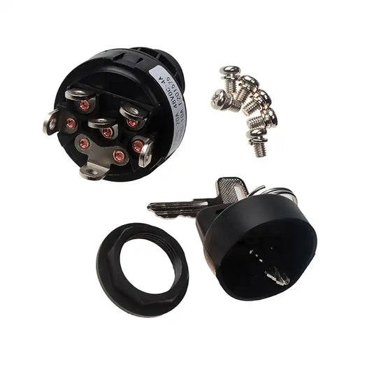 Ignition Switch 4360469 With Two Keys 2860030 for JLG 120HX 1200SJP 1930ES 260MRT 2630ES 3246ES 400RTS 400S 450A 450AJ 460SJ from MyMROmarts