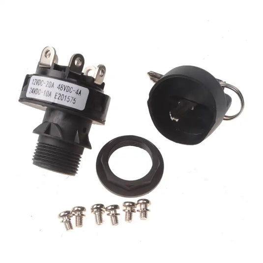 Ignition Switch 4360469 With Two Keys 2860030 for JLG 500RTS 600A 600AJ 600S 600SJ 601S 660SJ E300A E300AJ E300AJP from MyMROmarts