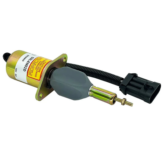 24V Stop Solenoid 3939019 SA-4889-24 For Cummins C B 5.9L 8.3L Engine from MyMROmarts