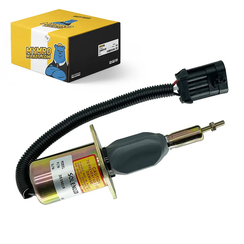 Load image into Gallery viewer, 24V Stop Solenoid 3939019 SA-4889-24 For Cummins C B 5.9L 8.3L Engine from MyMROmarts
