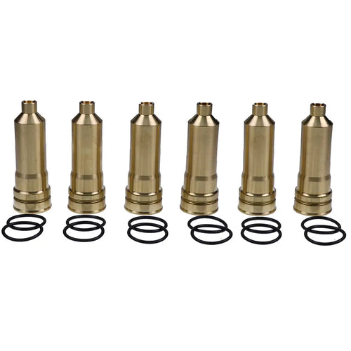 6PCS Injector Sleeve 8-97606661-0 for Izusu Engine 6HK1 Hitachi Excavator ZX200-3 from MyMROmarts