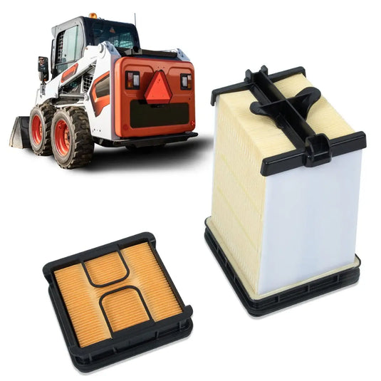 Inner & Outer Air Filter Kit 7286322 7221934 7221933 Compatible With Bobcat Track Loaders T450 T550 T590 T650 T770 & Skid Steer Loaders S450 S510 S530 S550 S570 - Engine Maintenance Parts > Air Filter from MyMROmarts