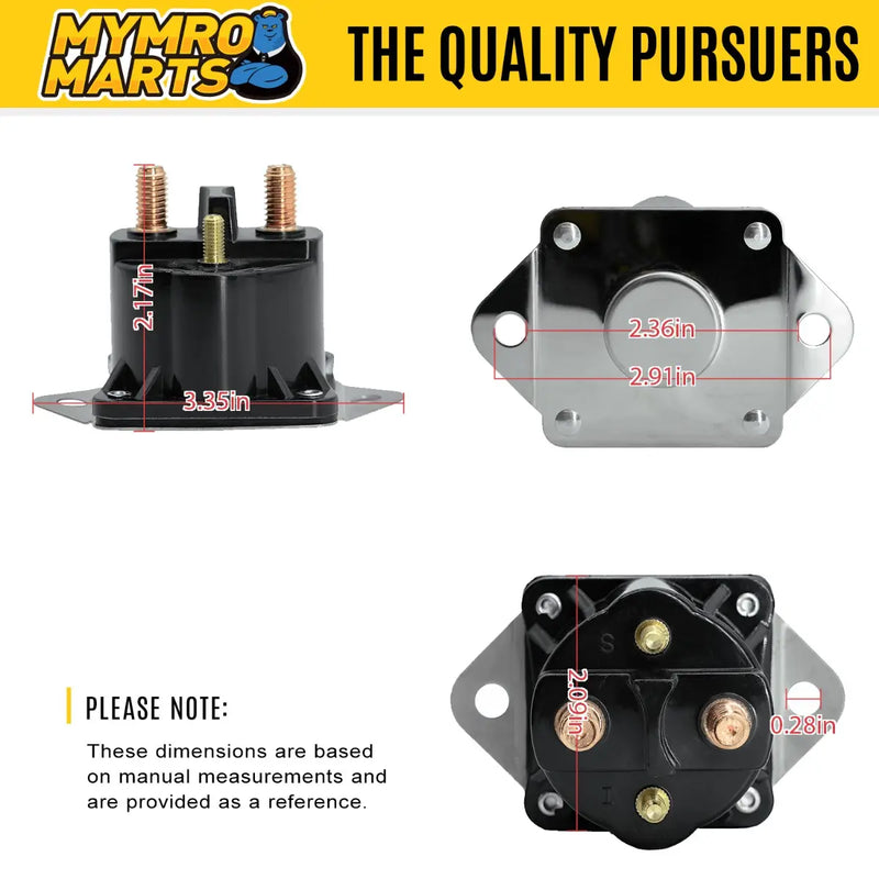 Carica immagine in Galleria Viewer, New 12 Volt, 4-Terminal, Isolated Base Replacement Solenoid Replacement For Mercury 45HP 50HP 60HP 70HP Sterndrive Each 28396 Relay 89-68258 15-400, SAZ4201AHY, SAZ5201AHY, Volvo-Penta 852565 - Electrical Parts &gt; Relay from MyMROmarts
